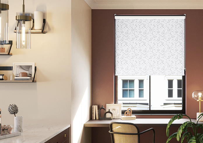 Laurel Leaves, Grape - Twist&Fit Roller Blind - Image 3